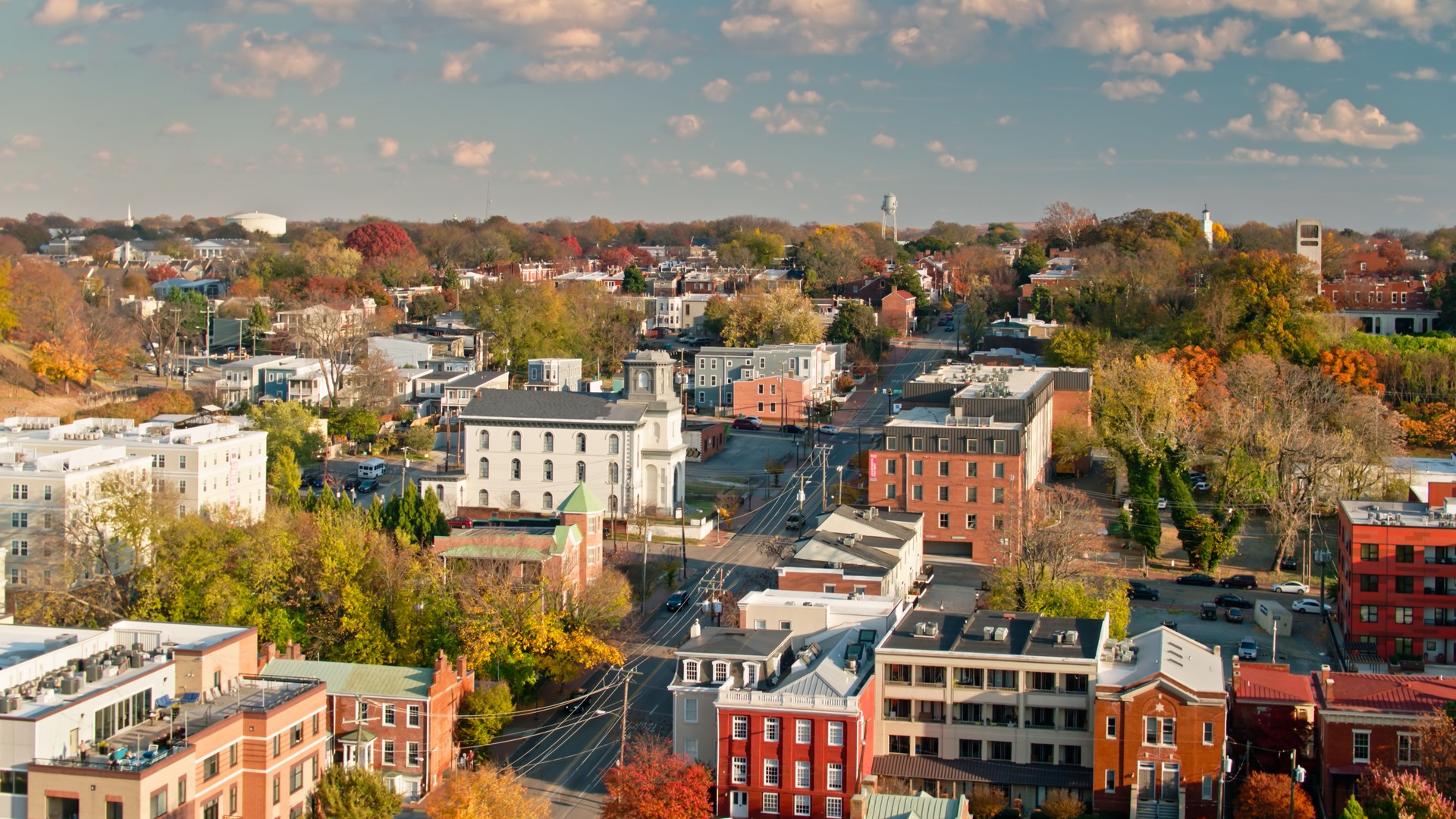 Shockoe Bottom and Church Hill in Richmond, Virginia